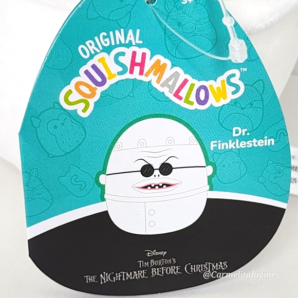 π DR. FINKLESTEIN π Nightmare Before Christmas Halloween 2024 Squishmallow NWT - Picture 3 of 8